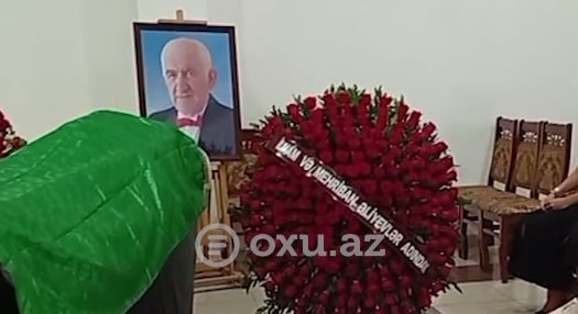 Prezident və birinci xanım Tofiq Bakıxanovun vida mərasiminə əklil göndərdi &ndash; VİDEO