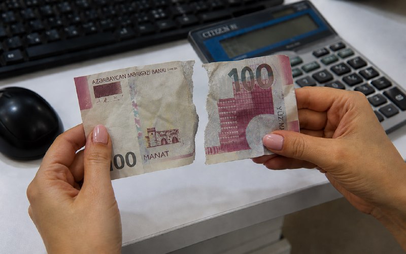 Zədələnmiş pulu harada dəyişmək olar?