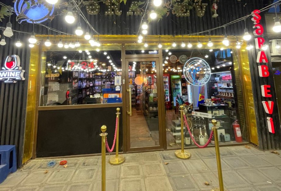 Bakıda bu mağazada saxta içki satılırmış - FOTO