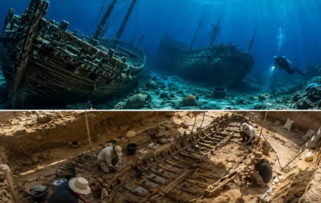2400 il əvvəl batan gəmi daşıdığı yüklə birgə TAPILDI