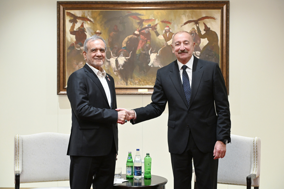 Bişkekdə Azərbaycan və İran prezidentlərinin görüşü KEÇİRİLİB - FOTO/VİDEO