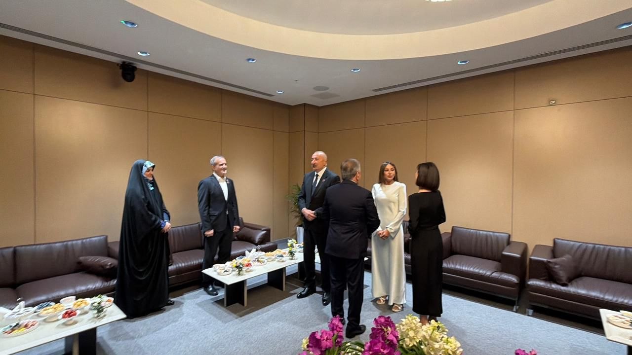 Prezident və xanımı Bişkekdə 6-cı Dünya Köçəri Oyunlarının AÇILIŞINDA - FOTO