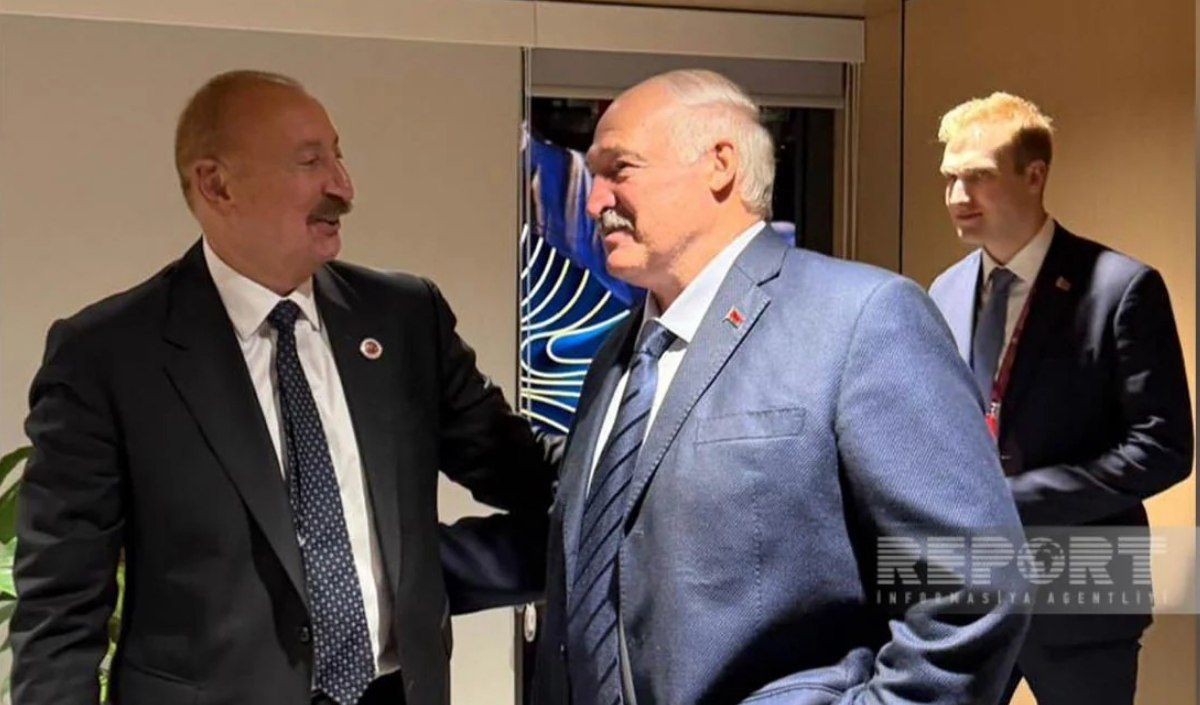 Bişkekdə İlham Əliyevlə Lukaşenko görüşdü - FOTO
