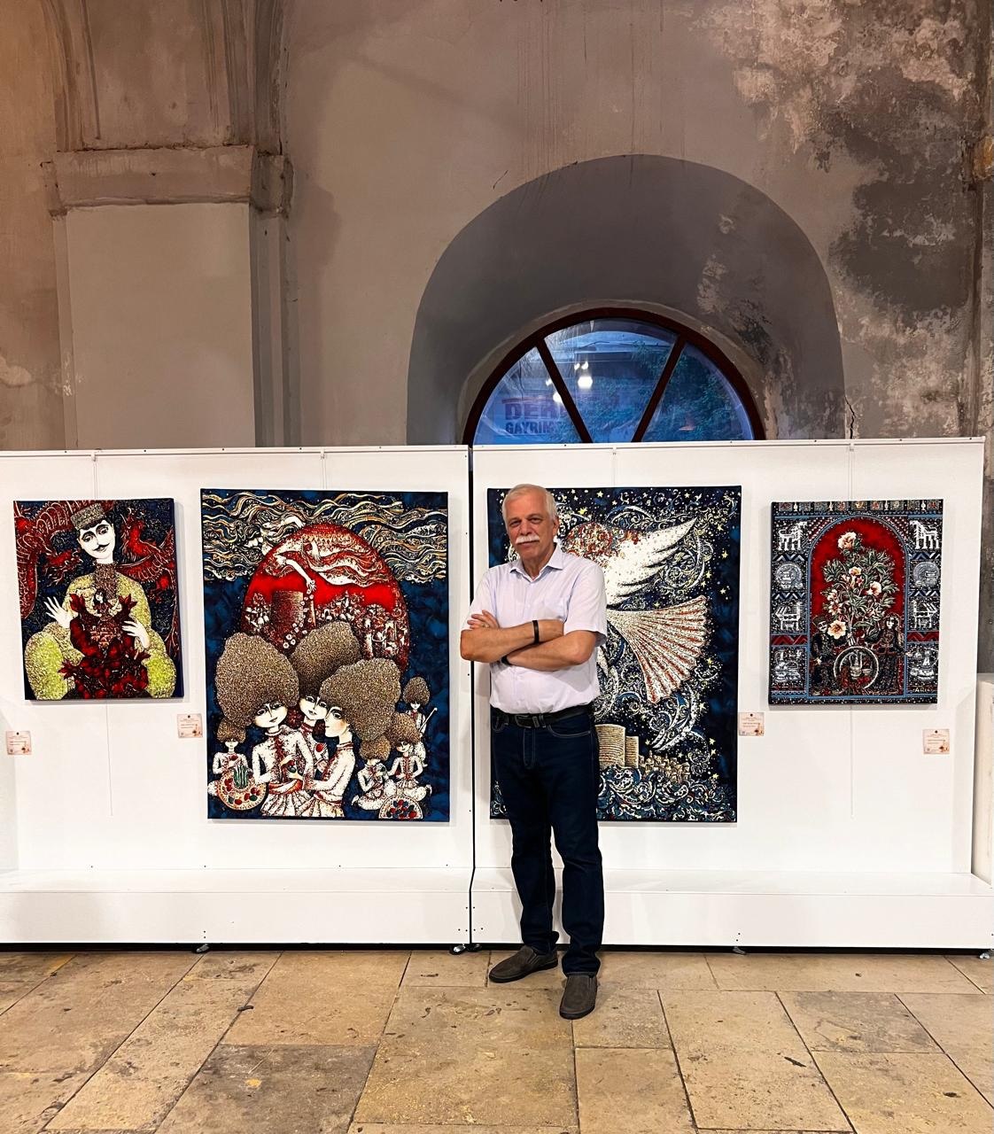 Tahir Şıxəliyev Türkiyədə keçirilən &ldquo;Art Beyond Time&rdquo; beynəlxalq sərgisində əsərlərini təqdim edib &ndash; FOTO