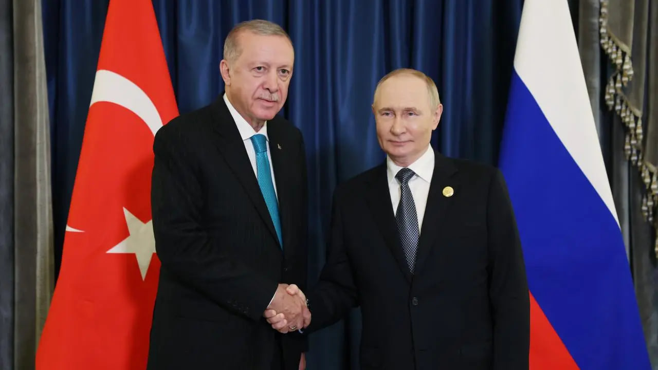 Bişkekdə Putinlə Ərdoğanın görüşü keçirilir - VİDEO