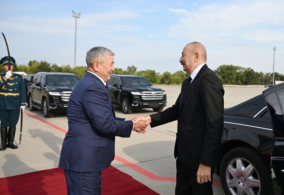 Prezident İlham Əliyevin Qırğızıstana səfəri başa çatdı - FOTO/VİDEO