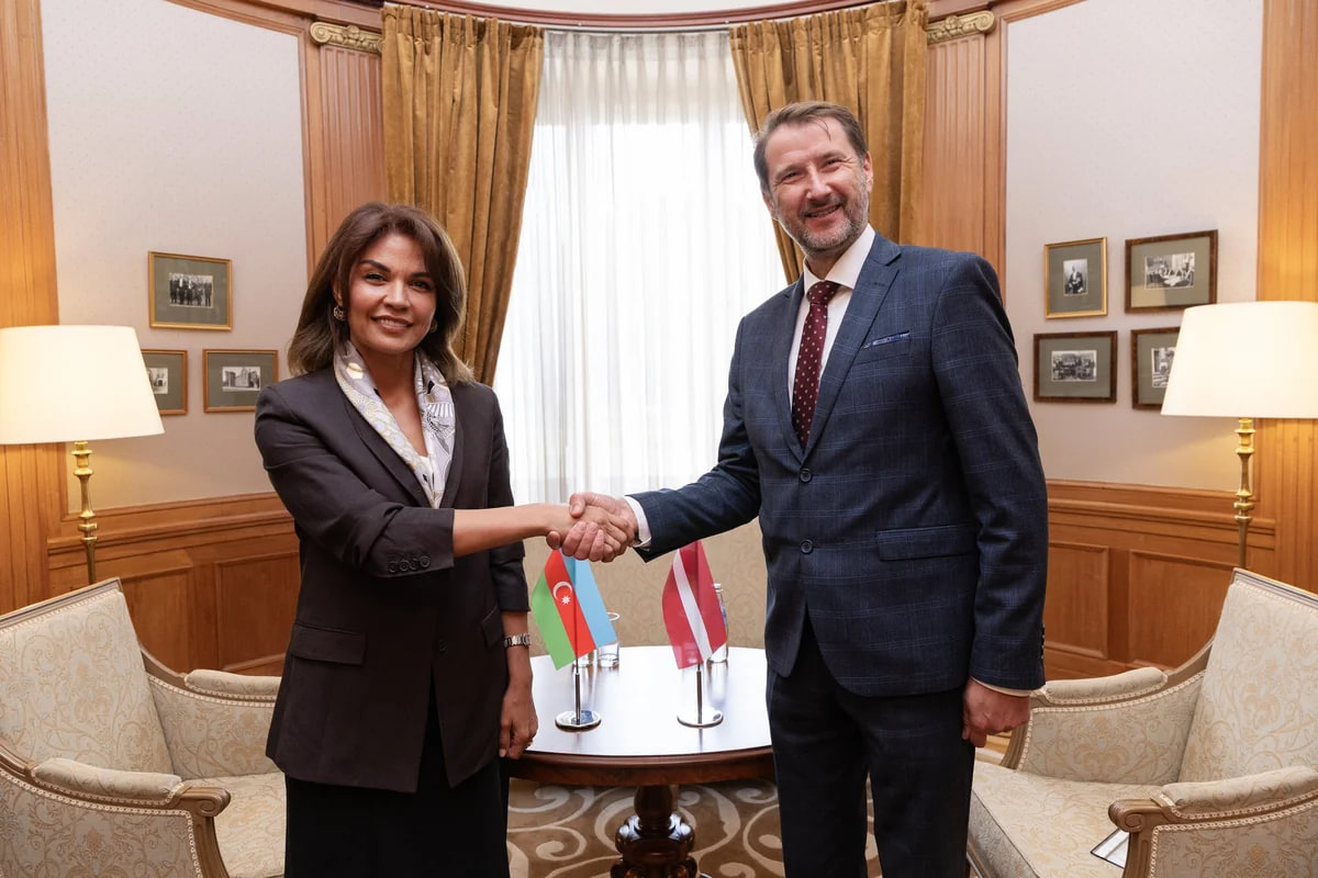 Azərbaycan-Latviya münasibətləri müzakirə olundu - FOTO