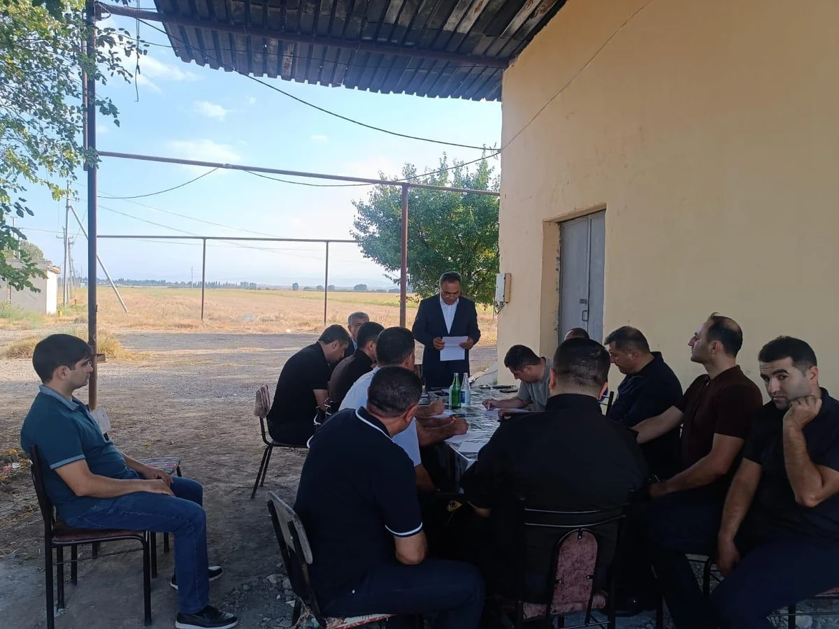 Goranboyda baş vermiş hadisə ilə bağlı operativ iclas keçirildi &ndash; FOTO
