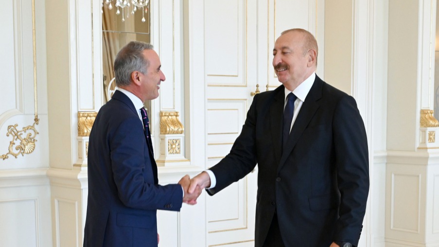 ATƏT Parlament Assambleyasının prezidenti İlham Əliyevin QƏBULUNDA &ndash; FOTO