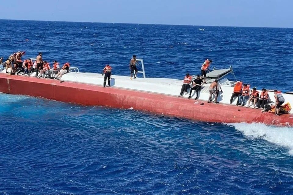 Şimali Kiprdə gəmi qəzasında ölənlərin sayı ARTDI