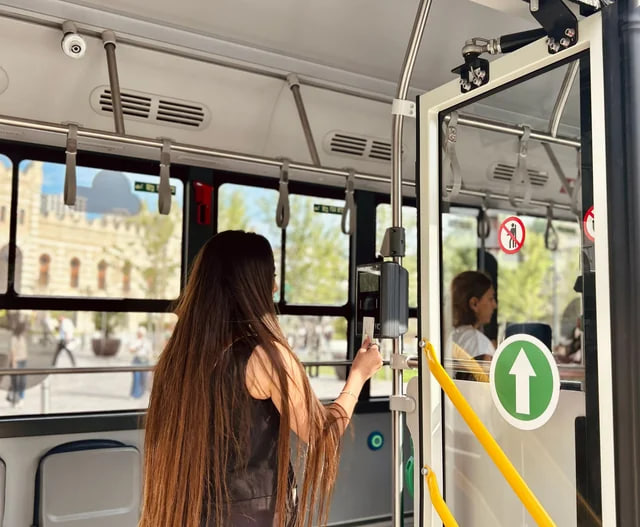 Ekspres avtobuslarda YENİLİK - İkinci validator quraşdırıldı - FOTO