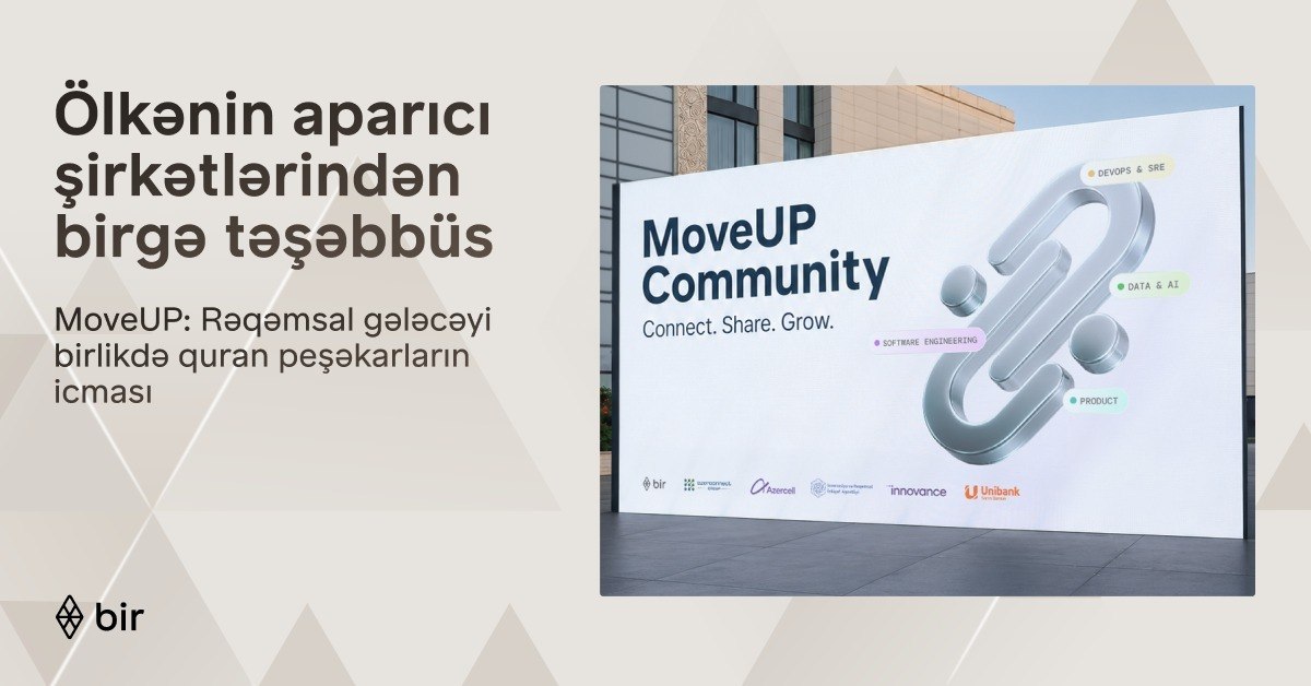 Azərbaycanın aparıcı maliyyə və texnologiya liderlərindən “MoveUP”təşəbbüsü Azərbaycanın aparıcı maliyyə və texnologiya liderlərindən “MoveUP”təşəbbüsü