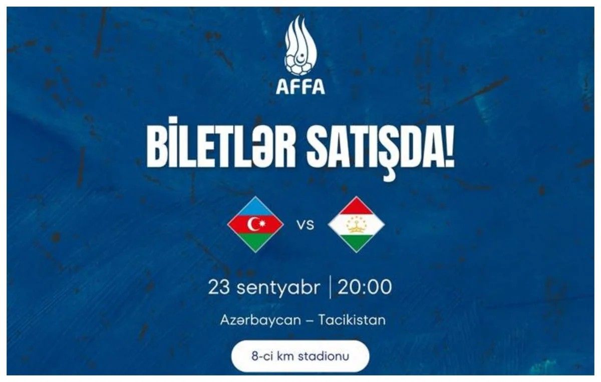 Millinin 3 oyununun biletləri satışa çıxarıldı - FOTO