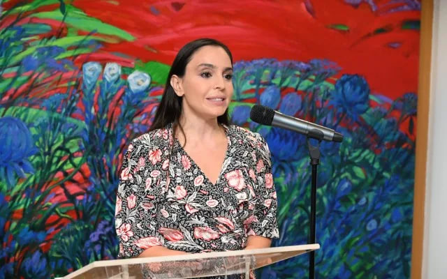 Leyla Əliyeva Madriddə ispanca çıxış etdi &ndash; VİDEO
