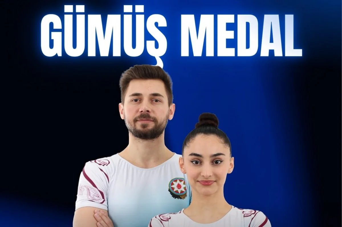 Gimnastlarımız Dünya çempionatında gümüş medal qazandı