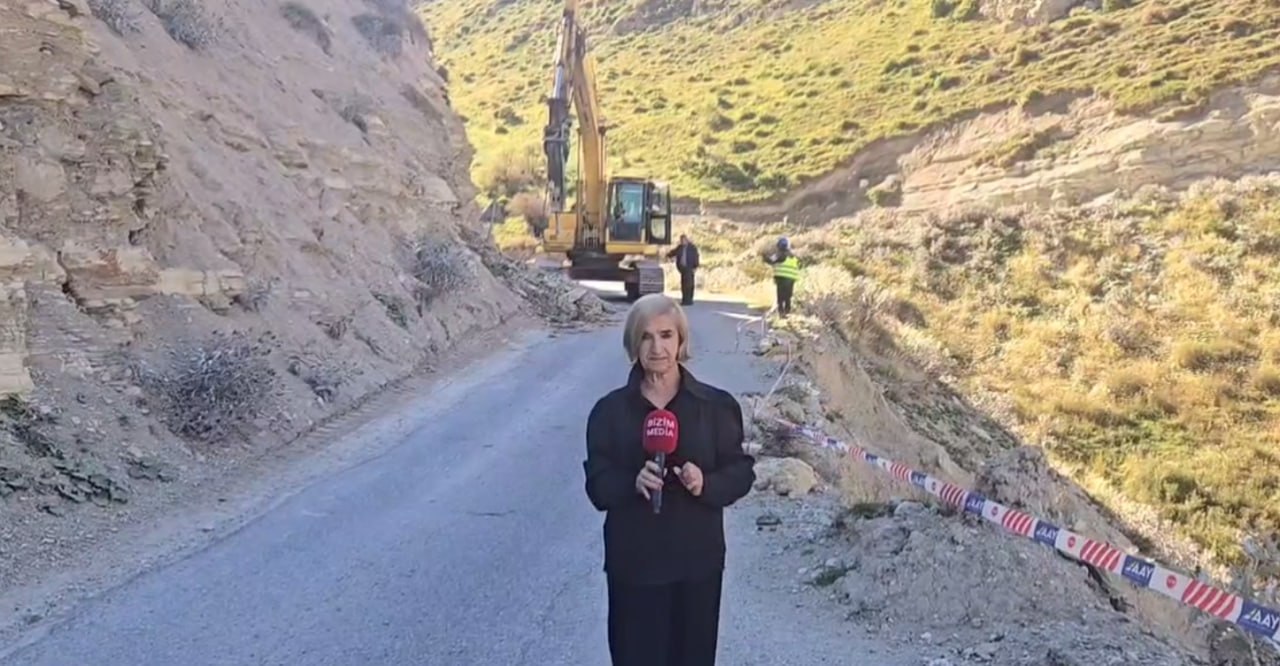 Quba-Xınalıq yolu BAĞLANDI &ndash; Sürücülərə XƏBƏRDARLIQ &ndash; VİDEO