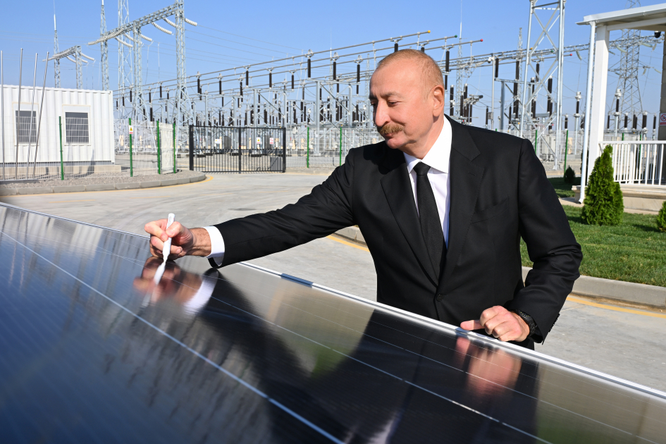 "Qobustan" Günəş Elektrik Stansiyasının açılış mərasimindən yadda qalanlar &ndash; VİDEO