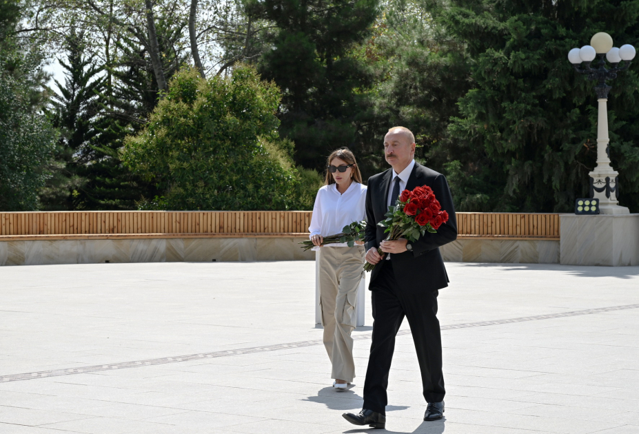 Prezident və birinci xanım Şamaxıda - FOTO/VİDEO