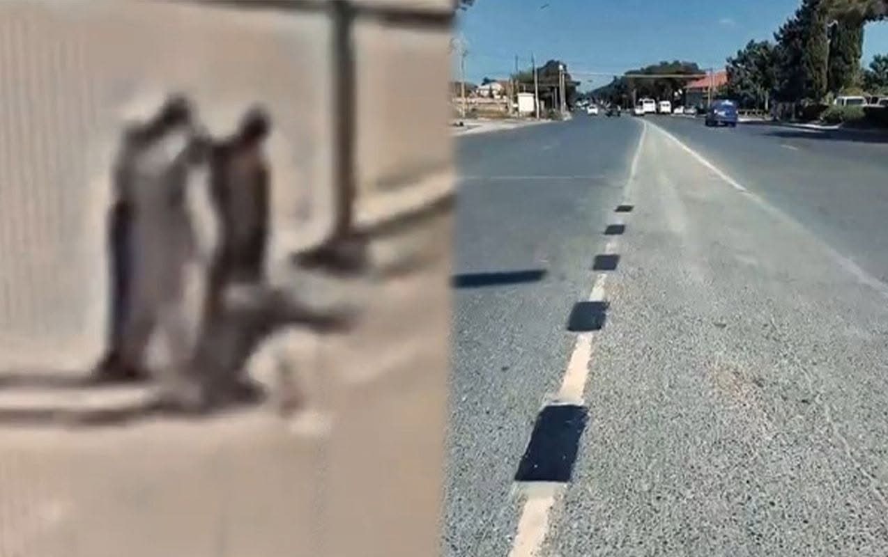 Bakıda düz xətti qırıq-qırıq xəttə çevirənlər kameraya düşdü&ndash; Video