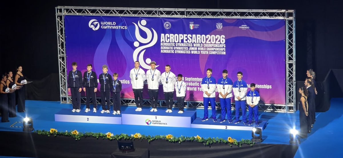 Azərbaycanın yeniyetmə akrobatları Dünya yarışında 2 medal qazandı - FOTO Azərbaycanın yeniyetmə akrobatları Dünya yarışında 2 medal qazandı - FOTO
