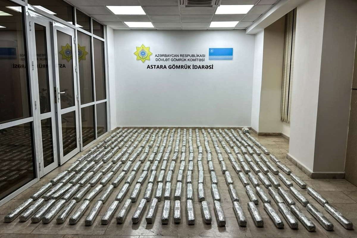 "Kahı" və "kərəviz" yükündə 79 kq narkotik vasitə aşkarlandı &ndash; FOTO/VİDEO