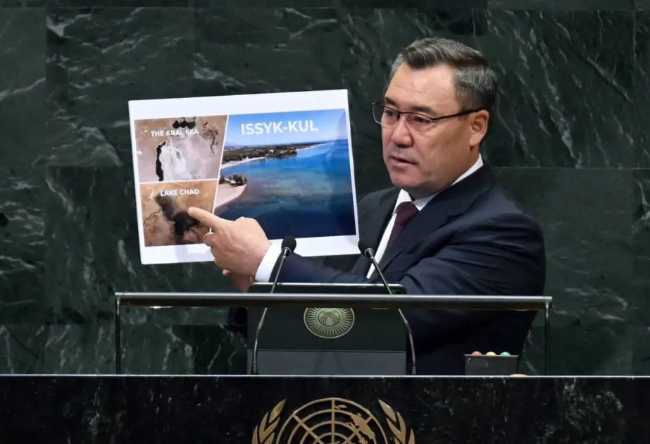 Sadır Japarovdan BMT-də İssık-Kul gölünün qorunması ilə bağlı TƏKLİF Sadır Japarovdan BMT-də İssık-Kul gölünün qorunması ilə bağlı TƏKLİF