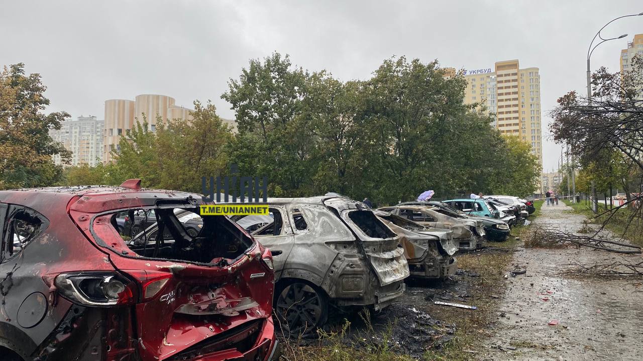 Kiyev gecə hücumundan sonra&ndash; FOTO