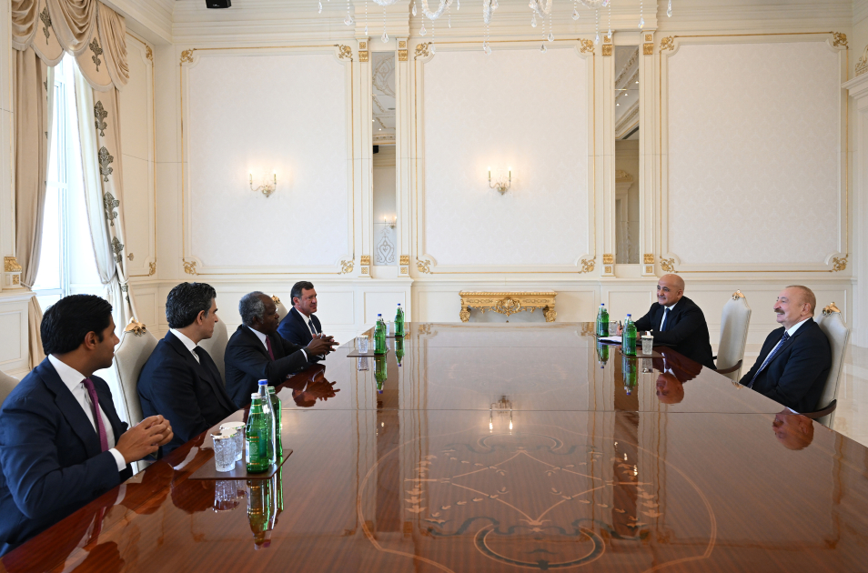 “Global Infrastructure Partners” şirkətinin rəhbəri Prezidentin qəbulunda – FOTO “Global Infrastructure Partners” şirkətinin rəhbəri Prezidentin qəbulunda – FOTO