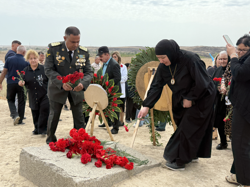 Füzulidə Zəfər yürüşünün başladığı məkanda şəhidlərin xatirəsi anıldı - FOTO