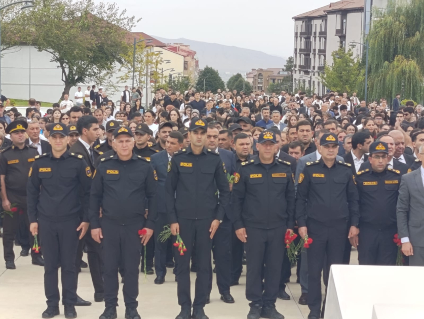 Xankəndidə Zəfər parkına yürüş - FOTO/VİDEO