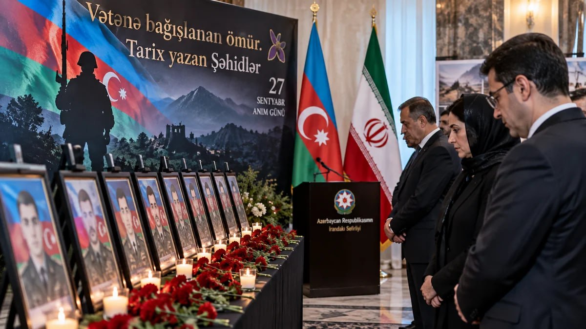 Şəhidlərimiz İranda da yad edildi - FOTO Şəhidlərimiz İranda da yad edildi - FOTO