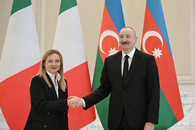 Meloni İlham Əliyevə təşəkkür etdi