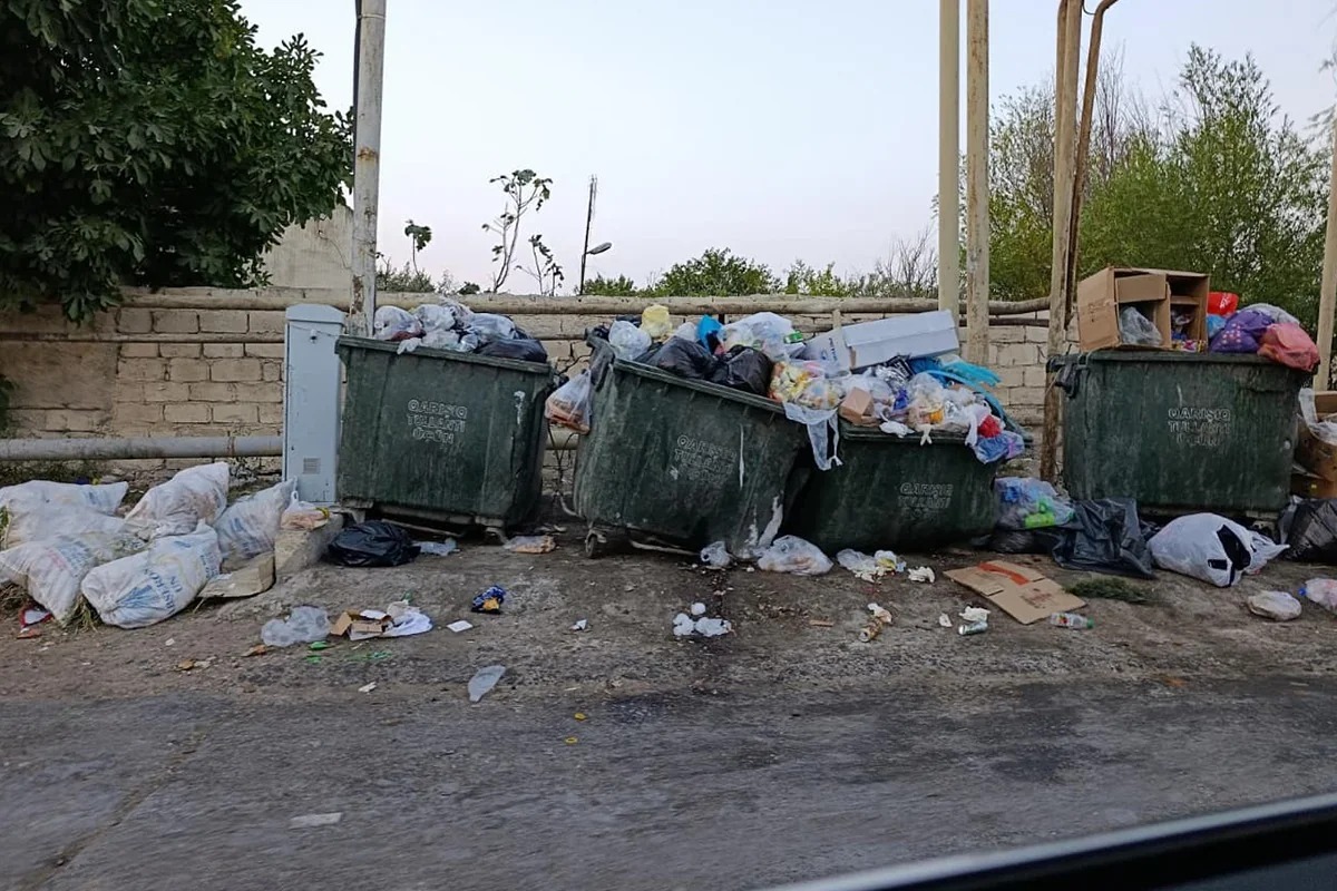 Sabunçu rayonunda antisanitar vəziyyət - FOTO