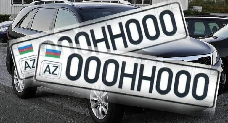Bu avtomobil nömrəsi 600 min manata satışa qoyuldu