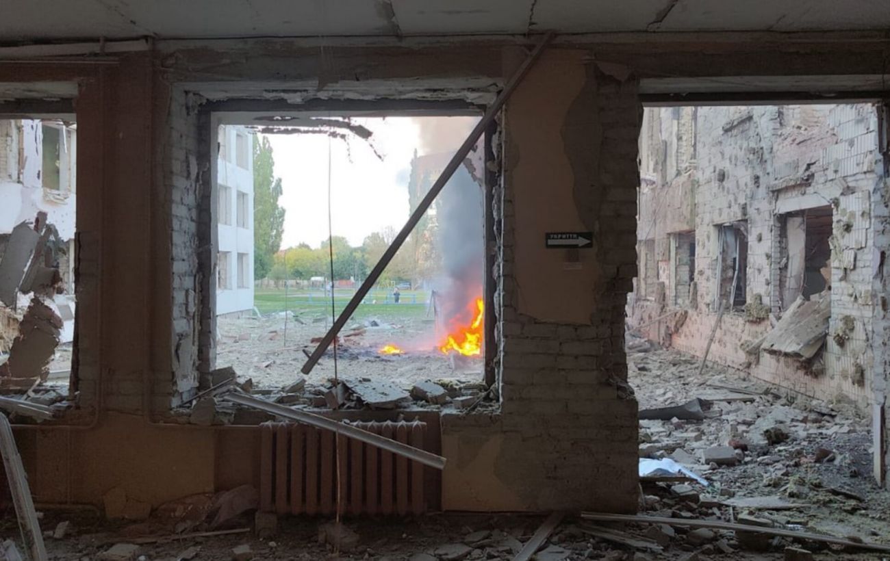 Rusiya Sumidə məktəbi bombaladı: Ölənlər var &ndash; FOTO/VİDEO