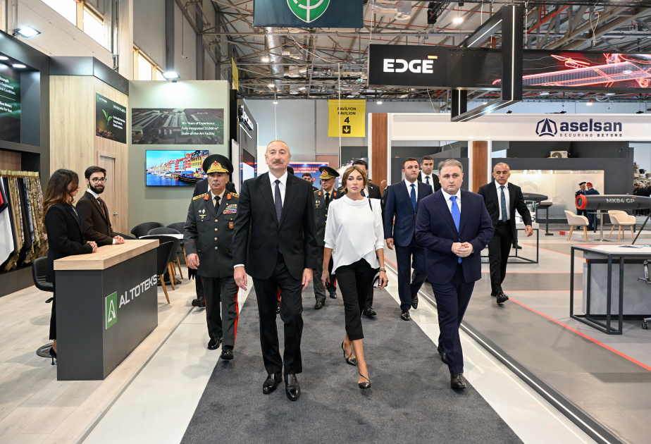 Prezident və birinci xanım &ldquo;ADEX 2026&rdquo; sərgisində - FOTO/VİDEO