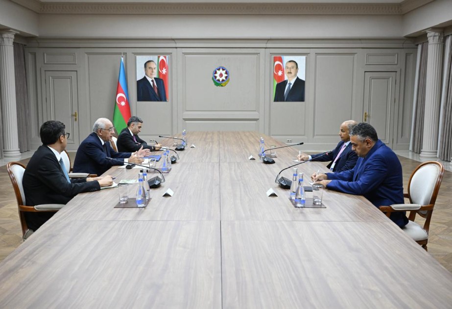 Əli Əsədov Beynəlxalq Üzgüçülük Federasiyasının prezidenti ilə görüşdü