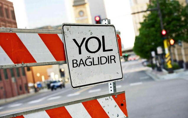 8 Noyabr prospekti istiqamətində YOL BAĞLANDI - Xəbərdarlıq 8 Noyabr prospekti istiqamətində YOL BAĞLANDI - Xəbərdarlıq