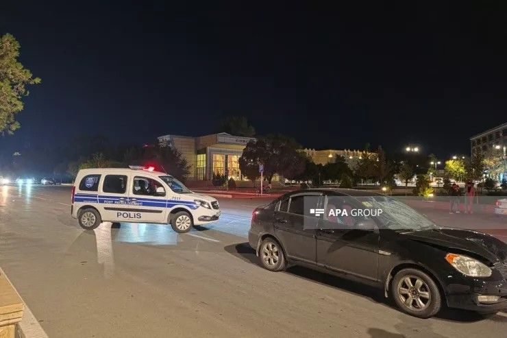 Naxçıvanda piyadanı maşın vurdu - FOTO