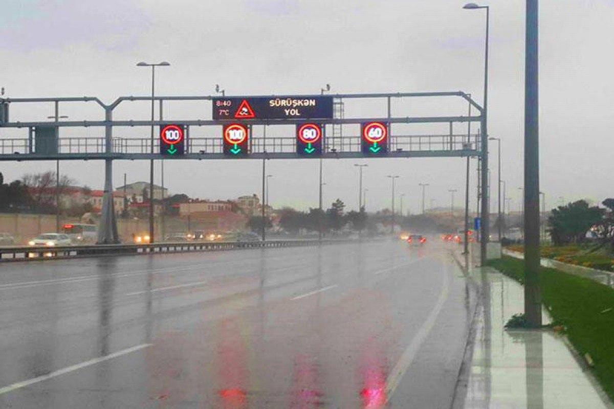 Aeroport yolunda sürət həddi ENDİRİLDİ Aeroport yolunda sürət həddi ENDİRİLDİ