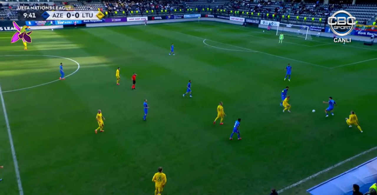 UEFA Millətlər Liqası: Azərbaycan - Litva matçı başladı - CANLI