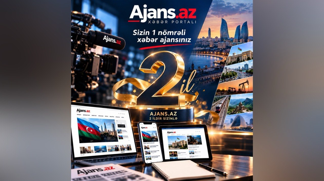 Bu gün Ajans.az xəbər portalının 2 yaşı tamam olur
