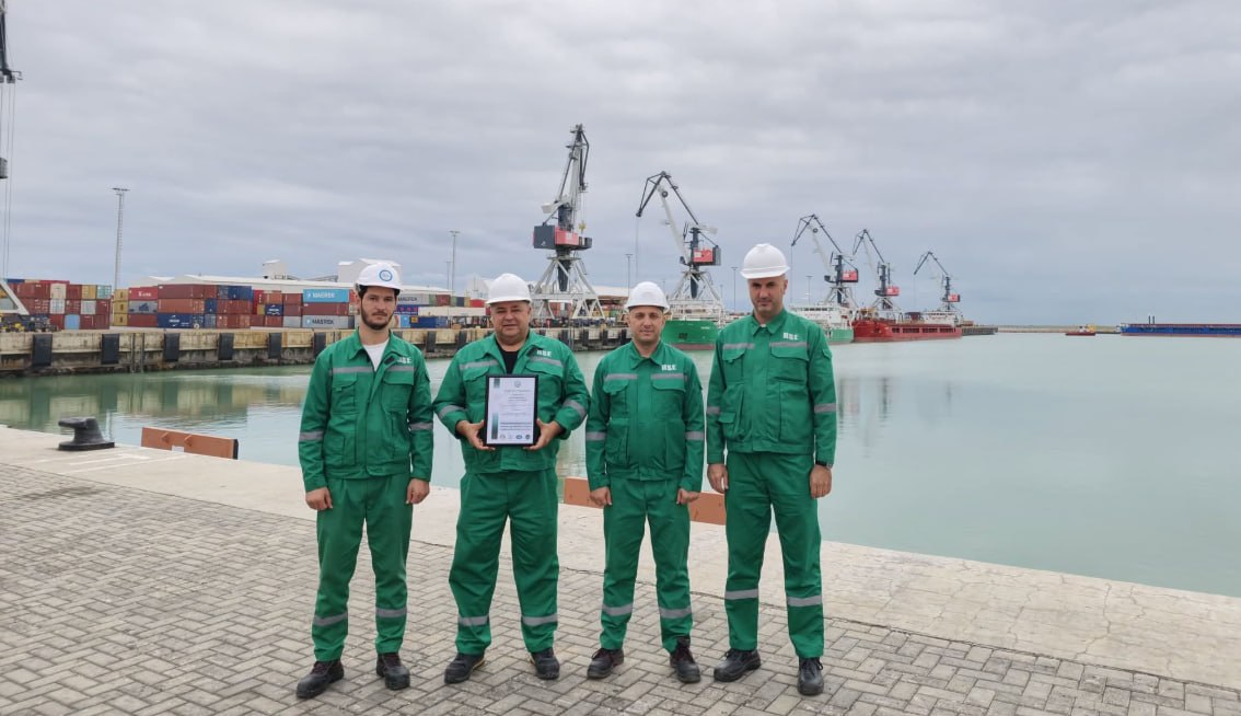Bakı Limanı 4 beynəlxalq ISO standartı üzrə təkrar sertifikatlaşdırmadan KEÇDİ