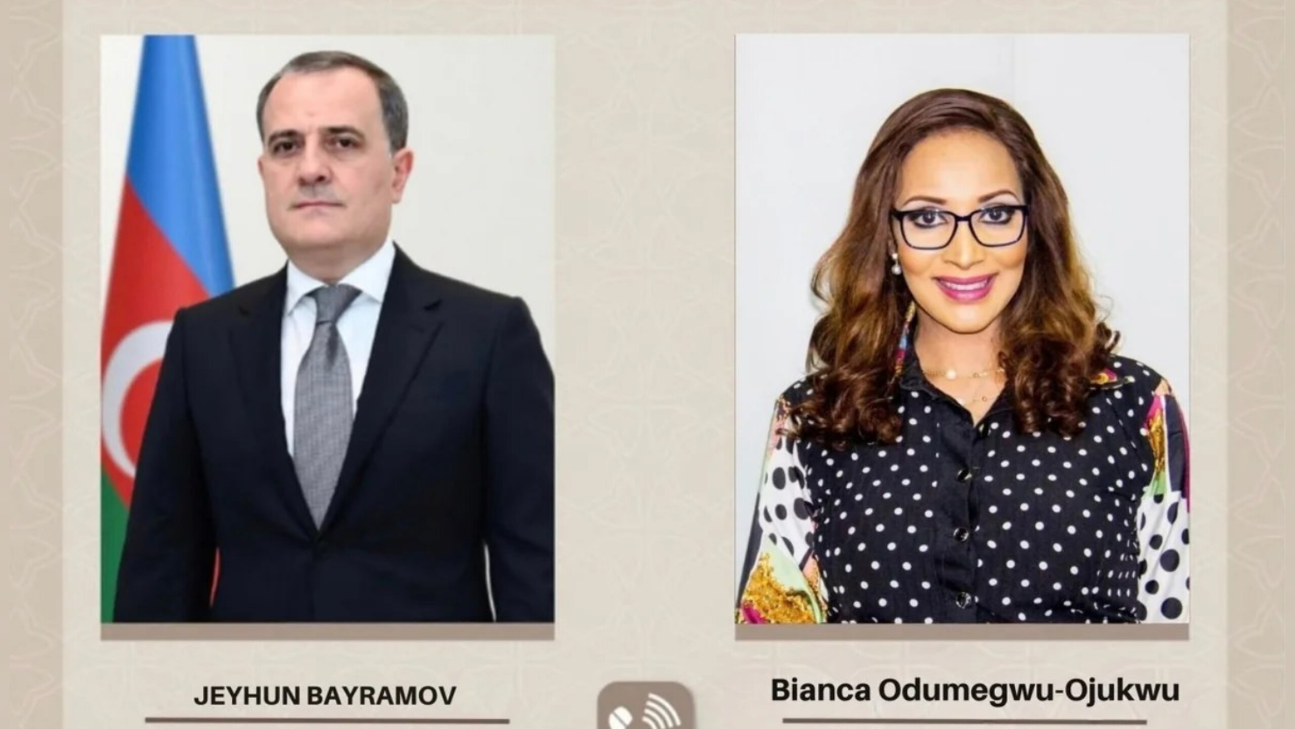 Nazir nigeriyalı həmkarı ilə ölkələrarası münasibətləri MÜZAKİRƏ ETDİ