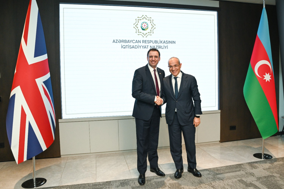 Azərbaycan ilə Birləşmiş Krallıq arasında iqtisadi əməkdaşlıq MÜZAKİRƏ OLUNDU - FOTO
