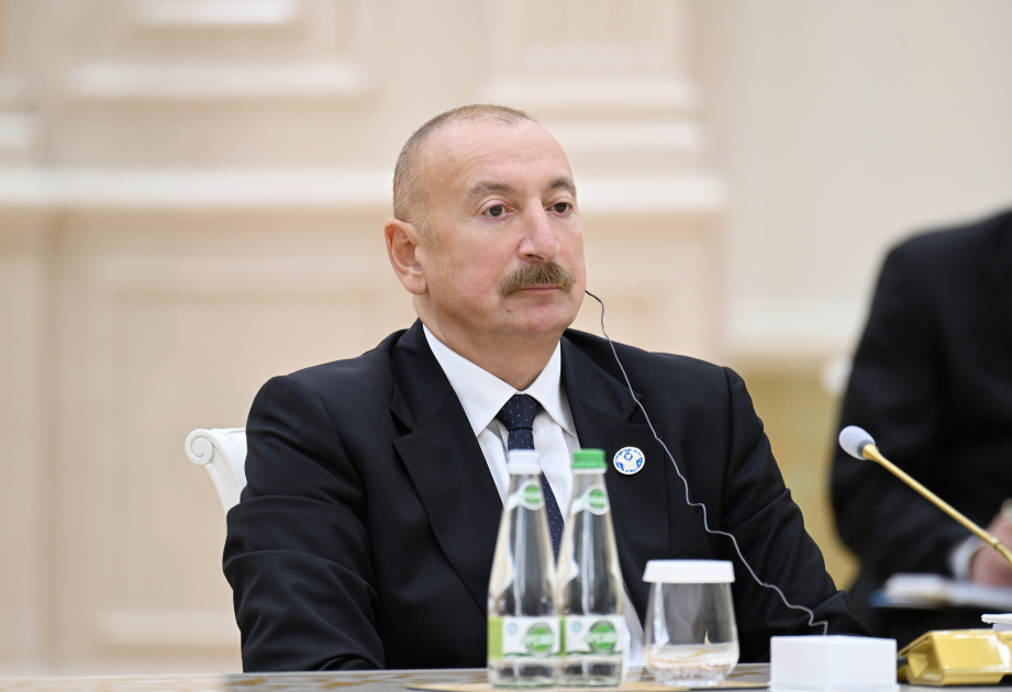 Prezident: &ldquo;Xəzər dənizini sülh, sabitlik və konstruktiv tərəfdaşlıq məkanı kimi qorumaq vacibdir&rdquo;