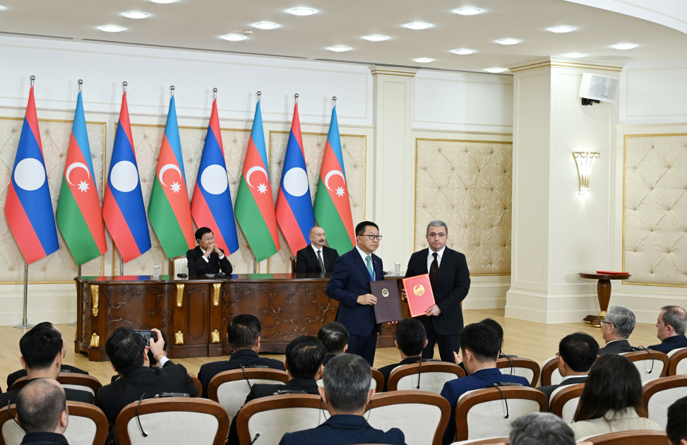 Azərbaycan ilə Laos arasında Birgə Bəyanat qəbul olundu - FOTO