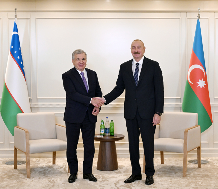İlham Əliyev Mirziyoyevlə strateji tərəfdaşlığı müzakirə etdi - FOTO/YENİLƏNİB