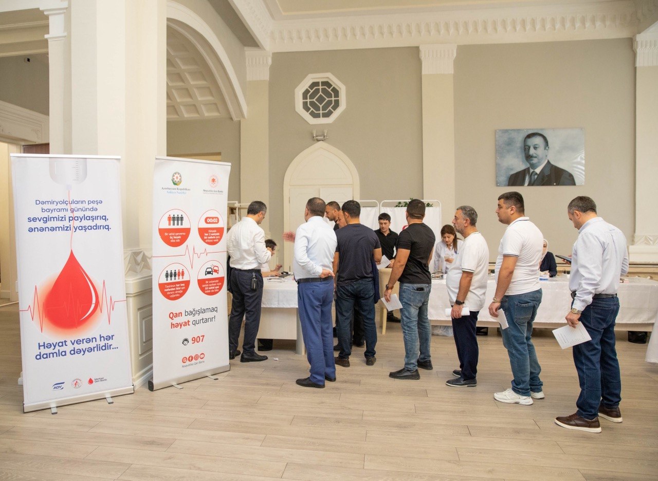 ADY-də ənənəvi qanvermə aksiyası keçirildi &ndash; FOTO