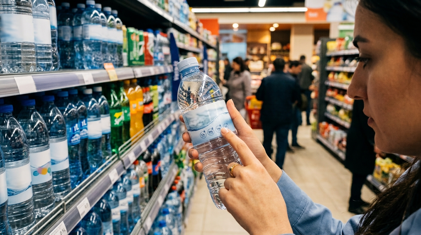 Marketdən su alanların nəzərinə - Etiketdəki bu detallara baxın! Marketdən su alanların nəzərinə - Etiketdəki bu detallara baxın!